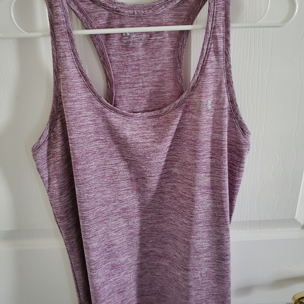 Under Armour Heathered Purple Tank Top
